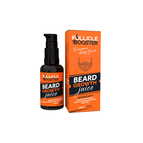 Aceite Suero para Crecimiento de Barba Follicle Booster Formula 100% Natural 1 oz