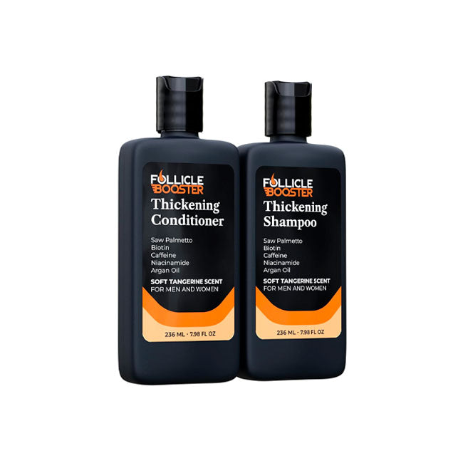 Kit Shampoo y Acondicionador para Crecimiento de Cabello y Barba Follicle Booster Anticaída 236 ml