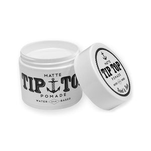 Pomada para Cabello Tip Top Fijación Flexible Acabado Mate Sin Brillo Aroma Vainilla 4.25 oz