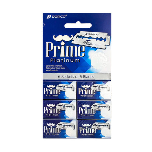 Cuchillas para Afeitar Dorco Prime Platinum Doble Filo 30 uds