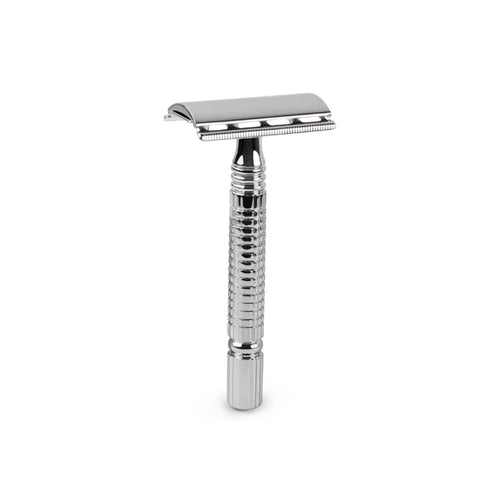 Máquina para Afeitar Qshave Clásica Cuchillas Intercambiables Doble Hoja 9 cm